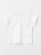 Crew Neck Short Sleeve Baby Girl T-Shirt